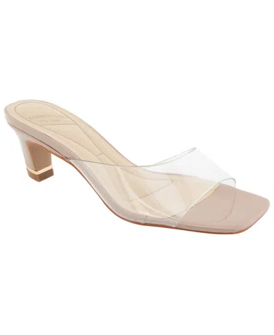 Kenneth Cole New York Women's Arita Single Strap Slip-on Dress Sandals In Transparent