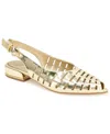 Kenneth Cole New York Women's Calabra Slingback Flats In Gold