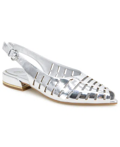 Kenneth Cole New York Women's Calabra Slingback Flats In Silver