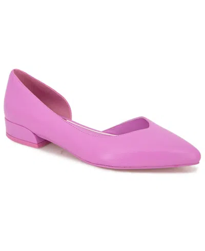 Kenneth Cole New York Women's Carolyn Pointy Toe Flats In Pink