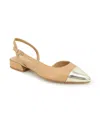 Kenneth Cole New York Cayla Flat In Gold