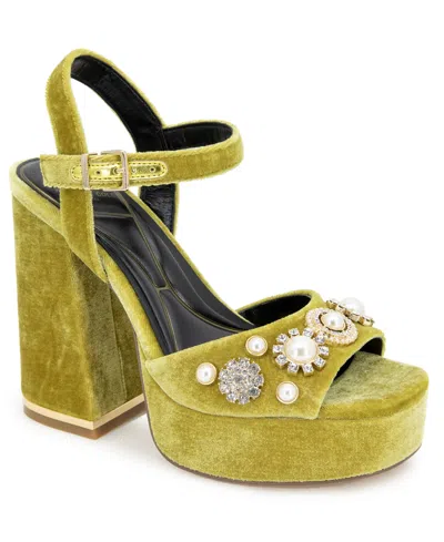 Kenneth Cole New York Women's Dolly Charms Dress Sandals In Green