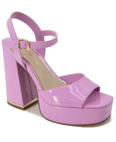 Kenneth Cole New York Women's Dolly Platform Sandals In Purple