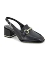 Kenneth Cole New York Women's Elina Bit Slingback Pumps In Black Leather