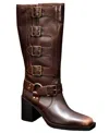 Kenneth Cole New York Women's Emmett High Boots In Chocolate Leather