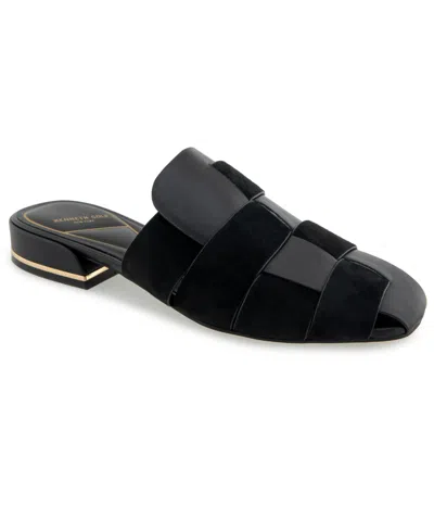Kenneth Cole New York Women's Faina Slip-on Mules In Black