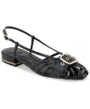 Kenneth Cole New York Women's Farrah Slingback Flats In Black