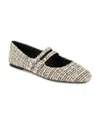 Kenneth Cole New York Women's Jasmine Square Toe Ballet Flats In Black,tan