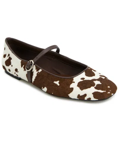 Kenneth Cole New York Women's Jasper Plain Ballet Flats In Brown