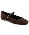 Kenneth Cole New York Women's Jasper Square Toe Ballet Flats In Brown