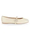 Kenneth Cole New York Women's Magnolia Mary Jane Ballet Flat In Beige