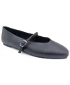 Kenneth Cole New York Magnolia Leather Flat In Black