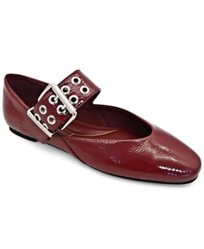 Kenneth Cole New York Women's Marcella Mary Jane Ballet Flats In Burgundy