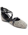 Kenneth Cole Mason Flat In Black,tan