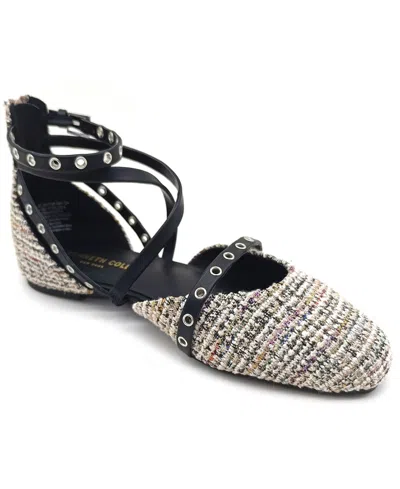 Kenneth Cole New York Women's Mason Strappy Flats In Black,tan