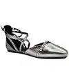 Kenneth Cole New York Mason Flat In Silver
