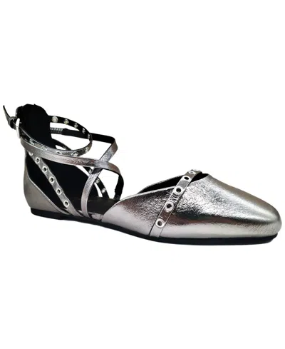 Kenneth Cole New York Women's Mason Strappy Flats In Pewter