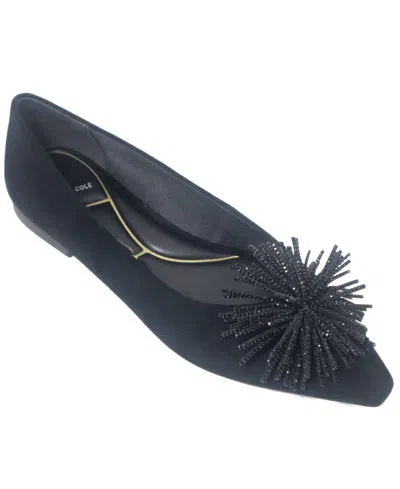 Kenneth Cole New York Women's Natasha Slip On Flats In Black Suede