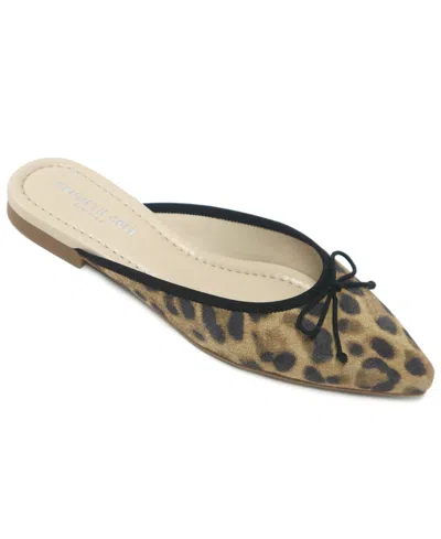 Kenneth Cole New York Women's Nora Pointed Toe Mule In Leopard Suede