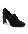 Kenneth Cole New York Women's Nova Slip On Loafers In Black Suede