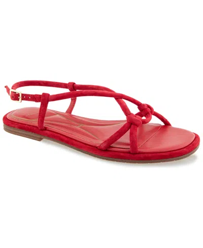 Kenneth Cole New York Women's Paria Strappy Flat Sandals In Red