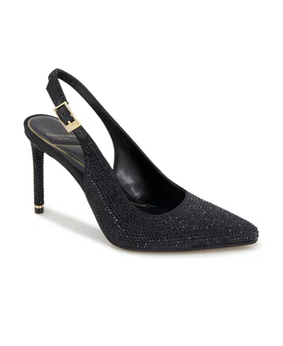 Kenneth Cole New York Women's Quinnly Sling Crystal Pumps In Black