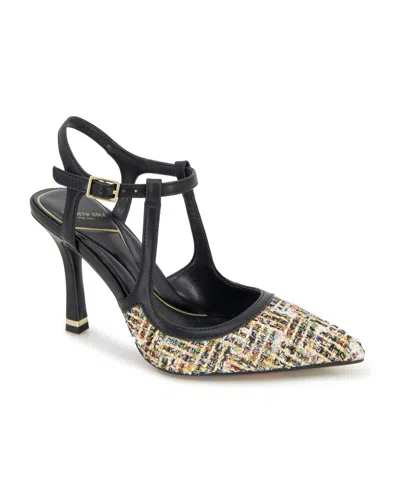 Kenneth Cole New York Women's Romi Ankle Sling Back Pumps In Multi Metallic