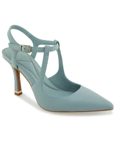 Kenneth Cole New York Women's Romi Ankle Slingback Pumps In Blue