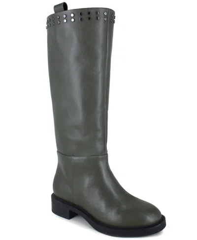 Kenneth Cole New York Women's Scorpio Stud Tall Boots In Gray