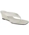 Kenneth Cole New York Women's Susannah Wedge Thong Sandals In Gray