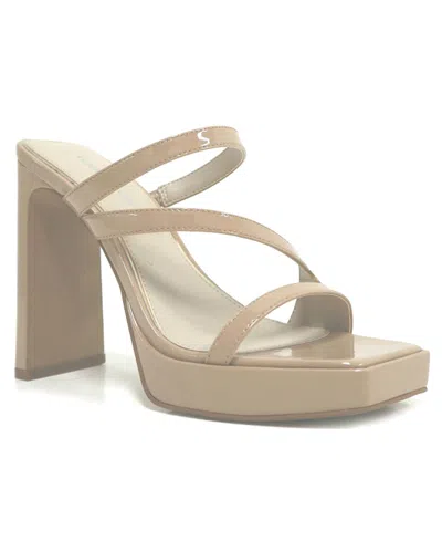 KENNETH COLE NEW YORK WOMEN'S TALA ASYMMETRICAL PLATFORM SANDALS