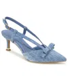 Kenneth Cole New York Women's Umayra Pointed Toe Pumps In Crystal Denim