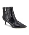 Kenneth Cole New York Women's Umi Biker Booties In Black Leather