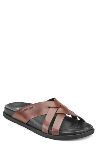 Kenneth Cole New York Wooper Slide Sandal In Brown