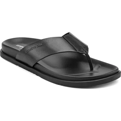 Kenneth Cole New York Worly Flip Flop In Black