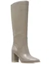 Kenneth Cole New York Women's Yvonne Knee High Block Heel Boots In Gray