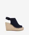 Kenneth Cole Olivia Wedge Espadrille Sandal In Navy