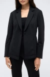 Kenneth Cole One-button Blazer In Black