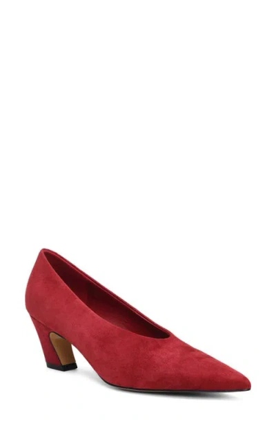 Kenneth Cole Ophelia Pointed Toe Pump In Red