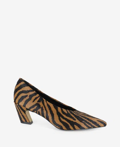 Kenneth Cole Ophelia Tiger Calf Hair Heel In Multi