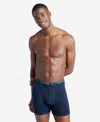 Kenneth Cole Organic Cotton Stretch Boxer Briefs 3-pack In Navy