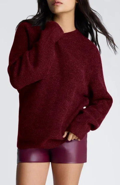 Kenneth Cole Oversize Chenille Sweater In Multicolor