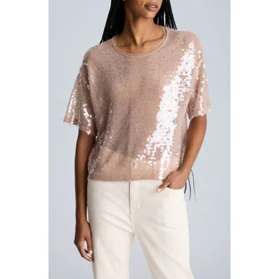 KENNETH COLE KENNETH COLE OVERSIZE SEQUIN T-SHIRT