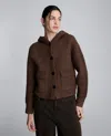 Kenneth Cole Oversized Hooded Cardigan