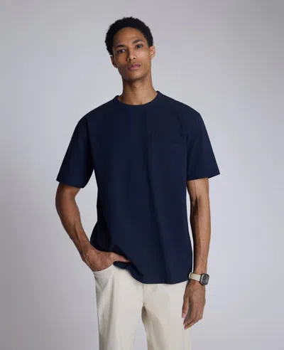Kenneth Cole Oversized Tee In Blue
