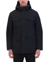 Kenneth Cole Oxford Parka In Black