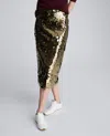 Kenneth Cole Pailette Midi Skirt In Multi