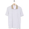 Kenneth Cole Palm Print Golf Polo