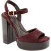 Kenneth Cole Parton Ankle Strap Platform Sandal In Multi