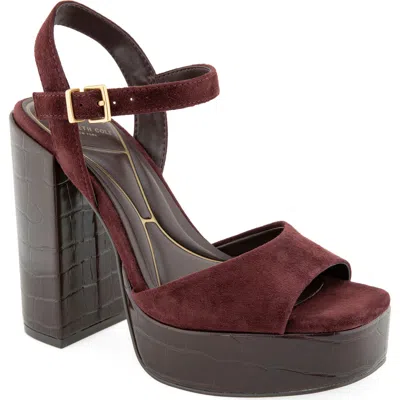 Kenneth Cole Parton Ankle Strap Platform Sandal In Multi